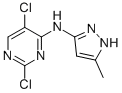 Structure of 2,5-Dichloro-N-(5-methyl-1H-pyrazol-3-yl)-4-pyrimidinamine