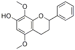 Structure of 7-hydroxy-5,8-dimethoxy-2-phenyl-2,3-dihydrochromen-4-one