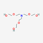 Structure of 2,2',2''-(Nitrilotris(ethane-2,1-diyloxy)trisethanol)
