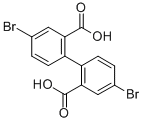 4,4-二溴-2,2-二羧基联苯结构式