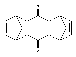 Structure of CYCLOPENTADIENE-QUINONE (2:1)ADDUCT