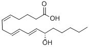 Structure of 12(S)-HYDROXYHEPTADECA-5Z,8E,10E-TRIENOIC ACID