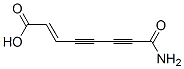 (2E)-8-Amino-8-oxo-2-octene-4,6-diynoic acid结构式