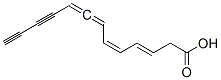Structure of (3E,5Z)-3,5,7,8-Tridecatetraene-10,12-diynoic acid