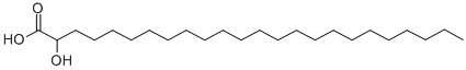 Structure of 2-HYDROXYTETRACOSANOIC ACID