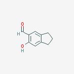 6-hydroxyindan-5-carbaldehyde结构式