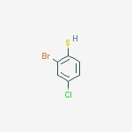 Structure of Benzenethiol, 2-bromo-4-chloro-