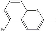 Structure of 5-Bromoquinaldine
