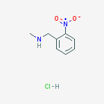 N-methyl-1-(2-nitrophenyl)methanamine结构式