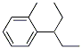 1-methyl-2-(1-ethylpropyl)benzene结构式