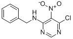 N-benzyl-6-chloro-5-nitro-4-pyrimidinamine结构式