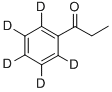 Structure of PROPIOPHENONE-2,3,4,5,6-D5