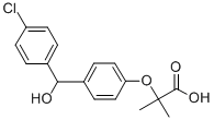Structure of FENOFIBRIC ACID, HYDROXYMETHYL