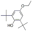 Structure of Phenol, 2,6-bis(1,1-dimethylethyl)-4-ethoxy-