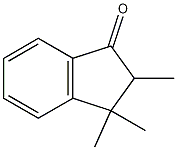 Structure of 1H-inden-1-one, 2,3-dihydro-2,3,3-trimethyl-