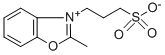 Chemical structure of 3-(2-METHYL-1,3-BENZOXAZOL-3-IUM-3-YL)-1-PROPANESULFONATE