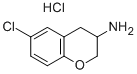 6-CHLORO-CHROMAN-3-YLAMINE HYDROCHLORIDE结构式