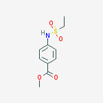 Structure of Methyl 4-ethanesulfonamidobenzoate
