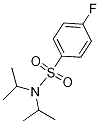 Structure of N,N-Diisopropyl 4-fluorobenzenesulfonamide