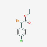 ethyl bromo(4-chlorophenyl)acetate结构式