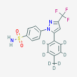 Celecoxib-d7(tolyl-d7)结构式