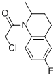 Structure of 1-(chloroacetyl)-6-fluoro-2-methyl-1,2,3,4-tetrahydroquinoline