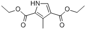 Structure of 3-METHYL-1H-PYRROLE 2,4-DICARBOXYLIC ACID DIETHYL ESTER