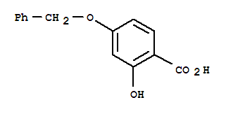 4-(benzyloxy)-2-hydroxybenzoic acid结构式