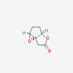 Structure of 4H-Oxireno[3,4]cyclopenta[1,2-b]furan-4-one,hexahydro-, [1aS-(1a,2a,5a,5b)]-