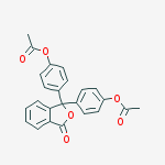 Structure of 4,4'-(1-oxoisobenzofuran-3-ylidene)diphenyl di(acetate)