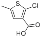 Structure of 2-CHLORO-5-METHYLTHIOPHENE-3-CARBOXYLIC ACID