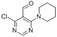 Structure of 4-CHLORO-6-PIPERIDINO-5-PYRIMIDINECARBALDEHYDE