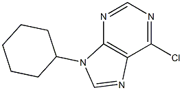 Structure of 6-Chloro-9-cyclohexyl-9H-purine