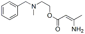 Structure of 2-(N-METHYLBENZYLAMINO)ETHYL 3-AMINOBUT-2-ENOATE