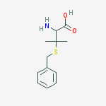 3-(benzylsulfanyl)valine结构式