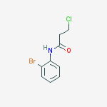 Structure of N-(2-bromophenyl)-3-chloropropanamide