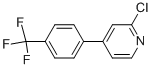 Structure of 2-CHLORO-4-(4-TRIFLUOROMETHYLPHENYL)PYRIDINE