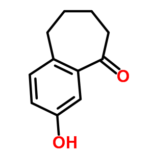 Structure of 3-hydroxy-6,7,8,9-tetrahydro-5H-benzo[7]annulen-5-one