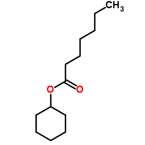 cyclohexyl heptanoate结构式