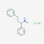 1,3-diphenylpropan-1-amine结构式