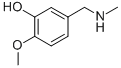 Structure of 2-methoxy-5-[(methylamino)methyl]phenol