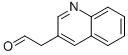 Structure of 2-(quinolin-3-yl)acetaldehyde
