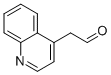 Structure of 2-(quinolin-4-yl)acetaldehyde