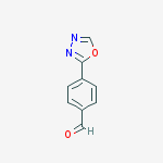 Structure of 4-(1,3,4-OXADIAZOL-2-YL)BENZALDEHYDE