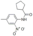 Structure of CYCLOPENTANECARBOXAMIDE,N-(4-METHYL-2-NITROPHENYL)-
