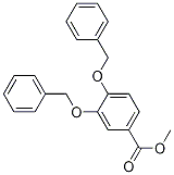 Benzoic acid, 3,4-bis(phenylmethoxy)-, methyl ester结构式