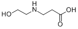 3-[(2-HYDROXYETHYL)AMINO]PROPANOIC ACID结构式