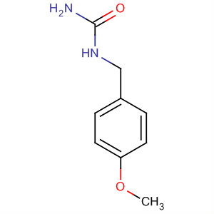 Structure of [(4-methoxyphenyl)methyl]urea