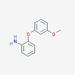 Structure of 2-(3-METHOXYPHENOXY)ANILINE