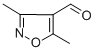 Structure of 3,5-DIMETHYL-4-ISOXAZOLECARBALDEHYDE